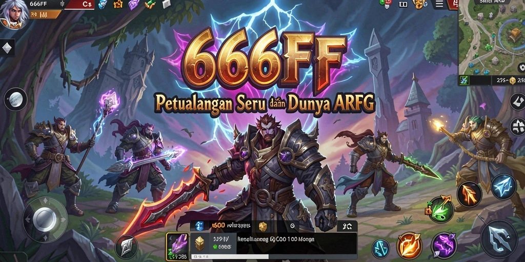Tangkapan layar dari permainan ARPG yang mendebarkan.
