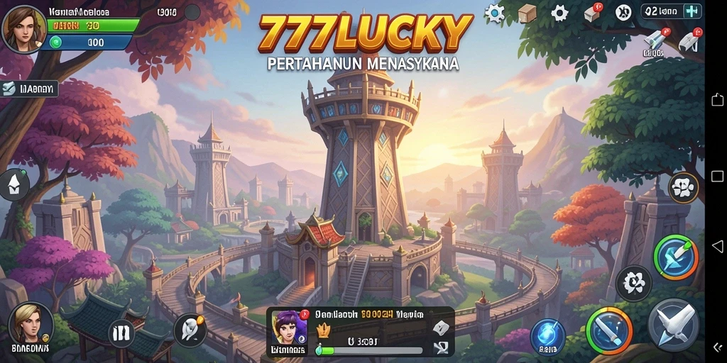 Gambar gameplay seru dari 777LUCKY di Tower Defense.