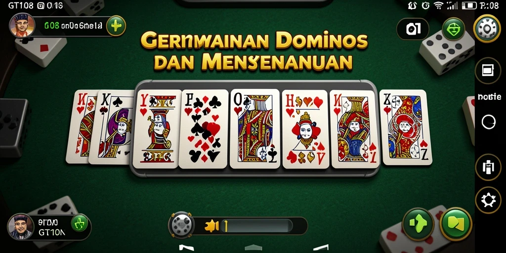 Tampilan gameplay seru di GT108 dengan Domino yang menarik.