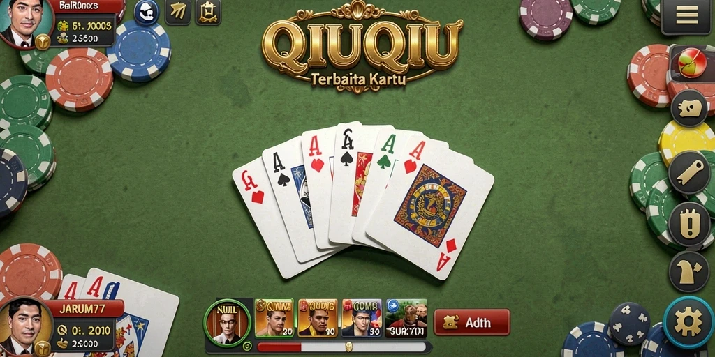 Tampilan gameplay seru dari JARUM77 yang menarik.