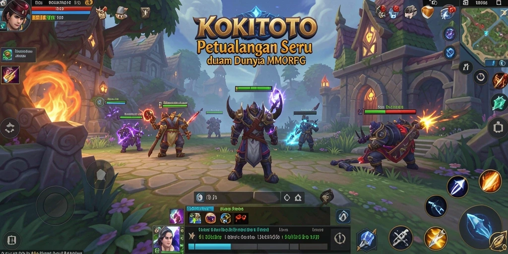Screenshot KOKITOTO yang menampilkan petualangan MMORPG yang mendebarkan.