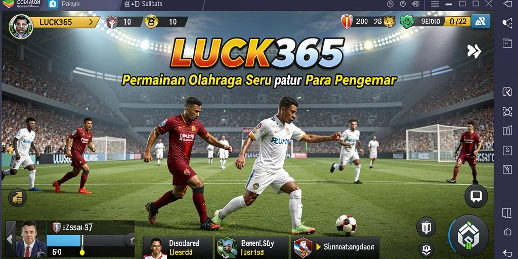 Tampilan gameplay menarik dari LUCK365 yang menampilkan kompetisi olahraga.