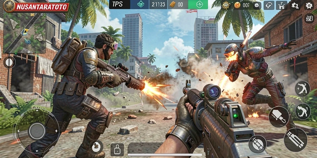 Tampilan dinamis gameplay NUSANTARATOTO yang seru dan menarik.