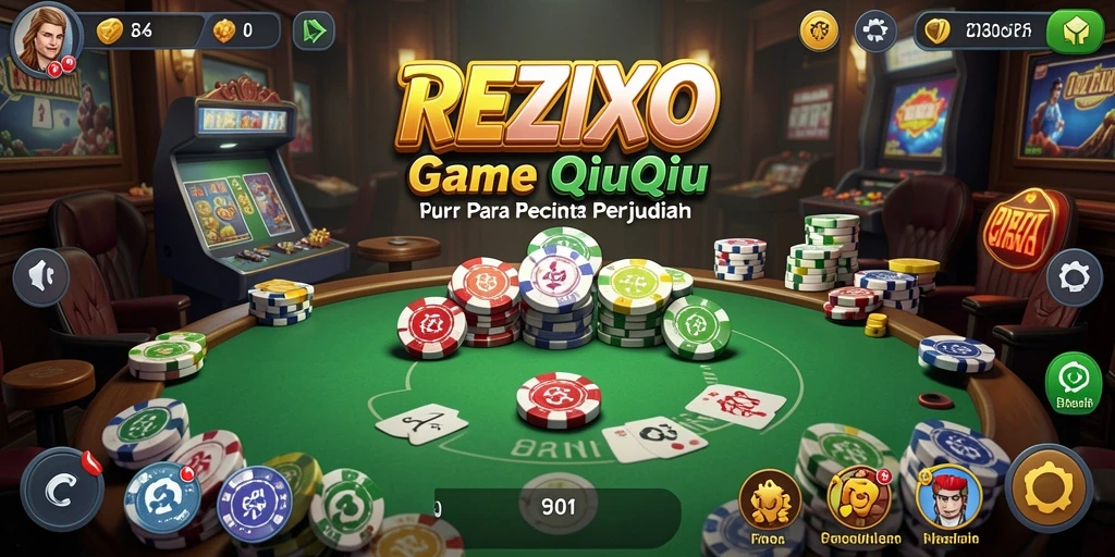 Gameplay seru dan menegangkan dalam REZIXO QiuQiu.