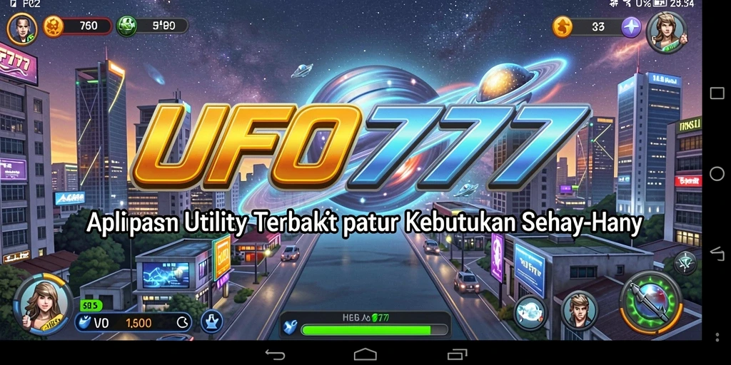 Tampilan antarmuka aplikasi Utility UFO777 yang sederhana dan fungsional.