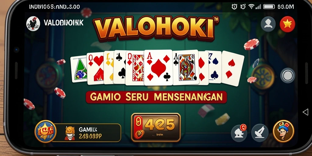 Screenshot VALOHOKI menampilkan gameplay Domino yang menarik.