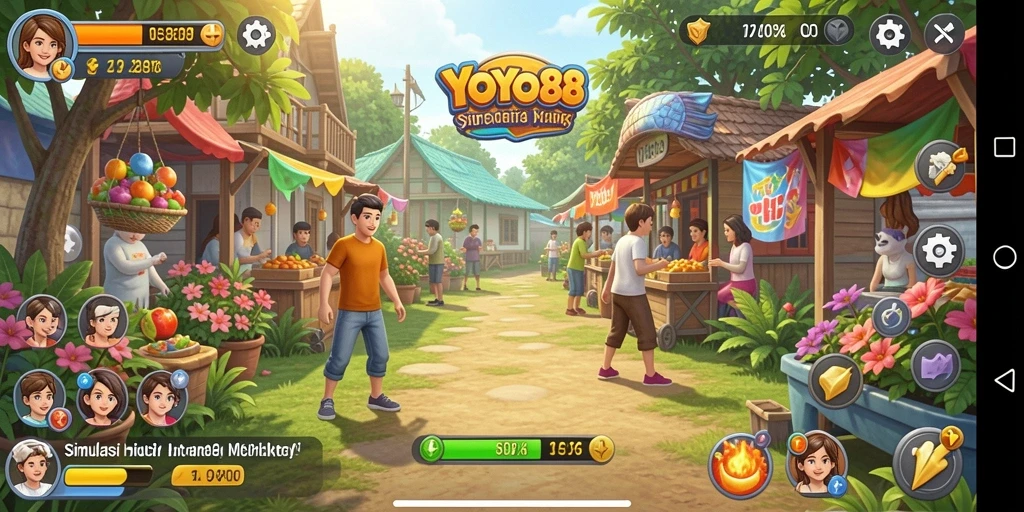 Tampilan gameplay interaktif yang menarik di YOYO88.