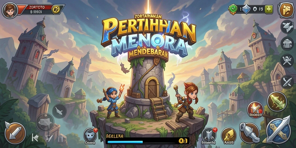 Tampilan gameplay ZORTOTO yang menegangkan dan mendebarkan.